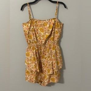 American Eagle Floral Romper, Large